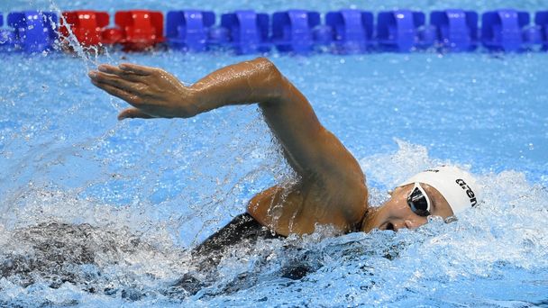 Česká plavkyně Barbora Seemanová ve finále kraulařské dvoustovky na OH 2020