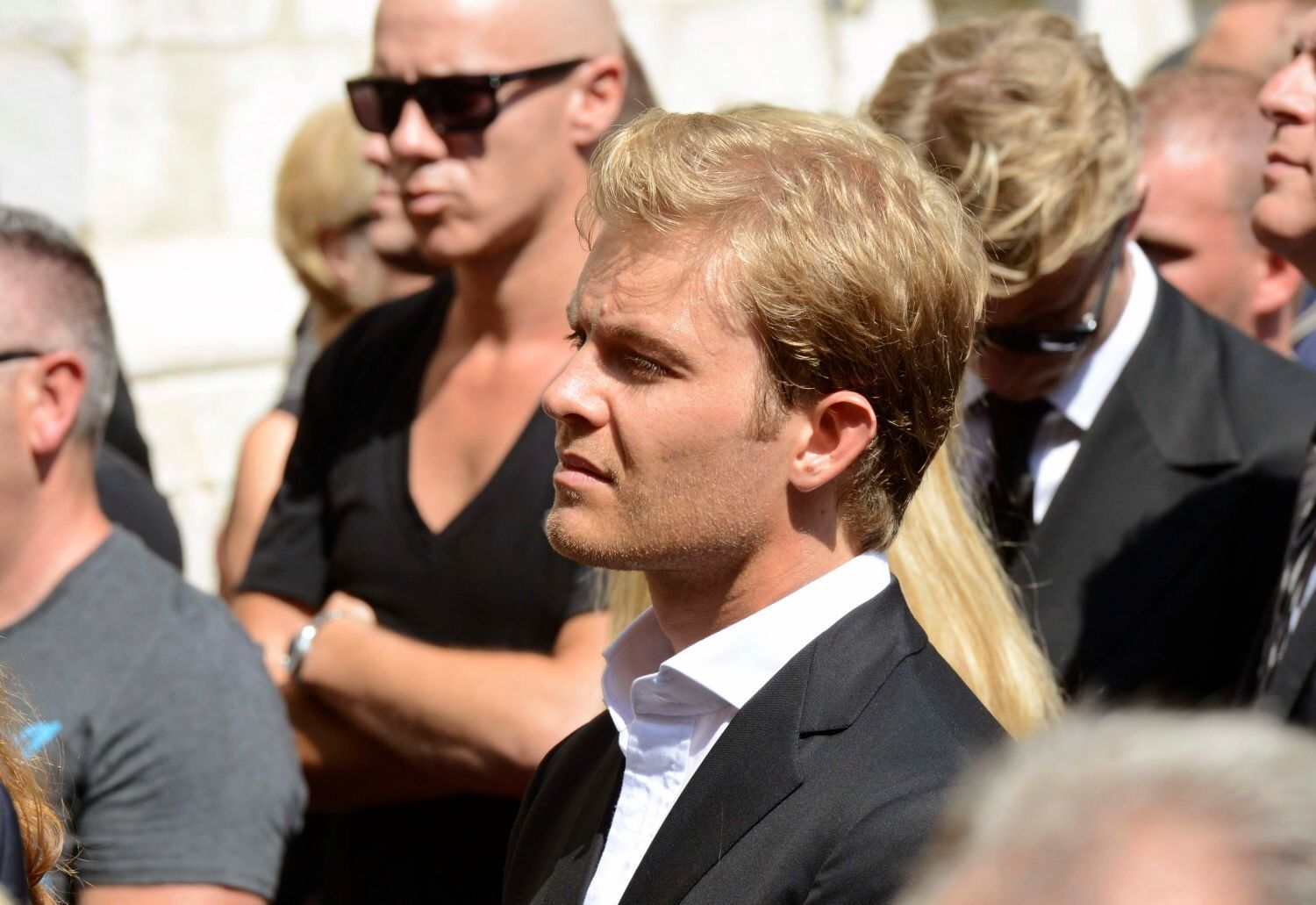 Pohřeb Julese Bianchiho: Nico Rosberg