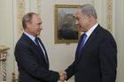 Netanjahu u Putina: Dohoda se Sýrií nemůže být uzavřena, pokud tam bude mít Írán své vojáky