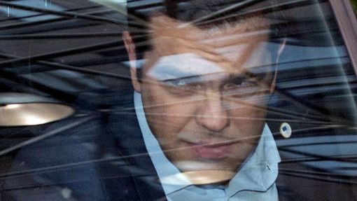 Alexis Tsipras přijíždí na summit eurozóny do Bruselu.