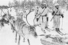 Foto: Zimní válka, Stalinova noční můra. Rudou armádu ničili finští střelci na lyžích