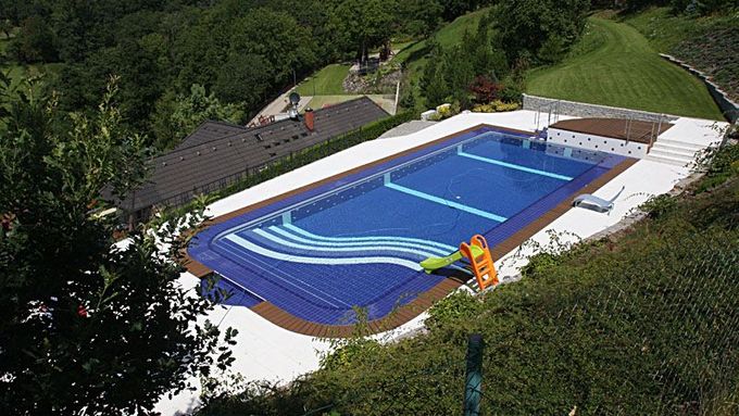 Oulického bazén v Moravanech na Ústecku.