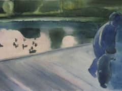 Šárka Trčková, Z procházky, 2006, akvarel