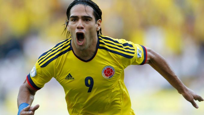 V současnosti největší hvězda kolumbijského fotbalu, Radamel Falcao. Doma už ale dávno nehraje.