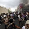 Jemen - demonstrace proti Húsíům ve městě Táizz