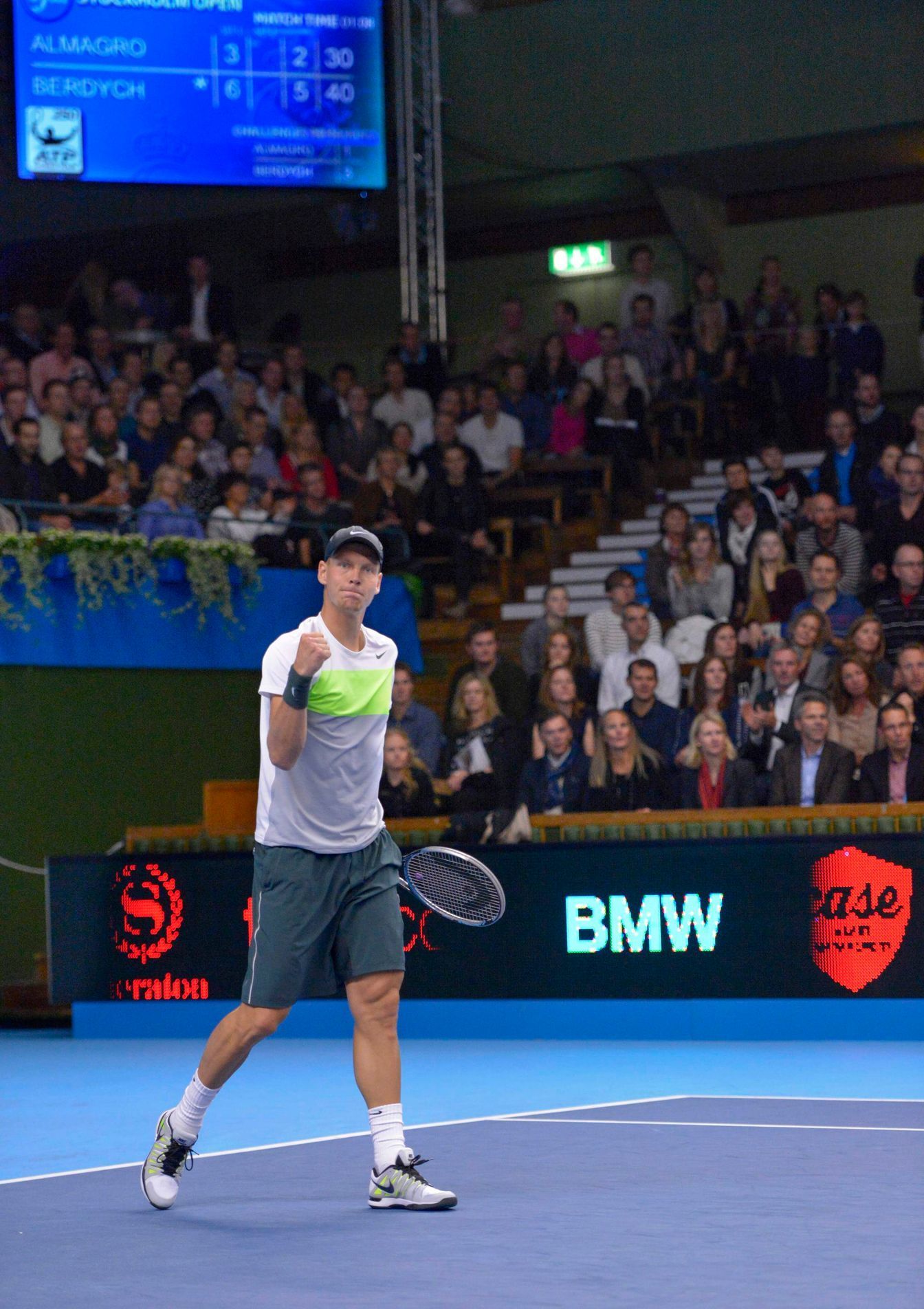 Tomáš Berdych na turnaji ve Stockholmu