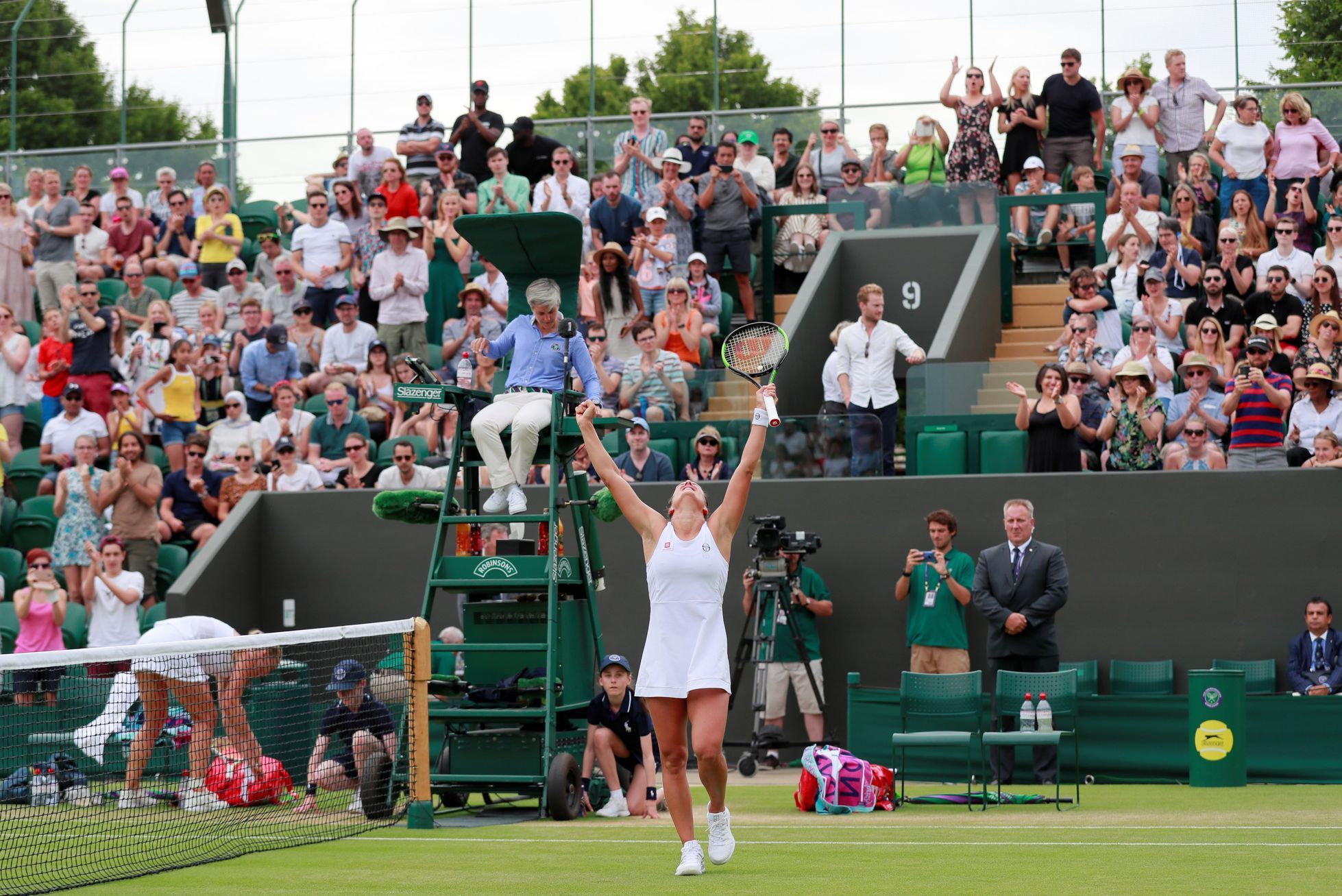 Barbora Strýcová ve třetím kole Wimbledonu 2019