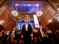 Zubin Mehta s Izraelskou filharmonií na Dvořákově Praze 2014.