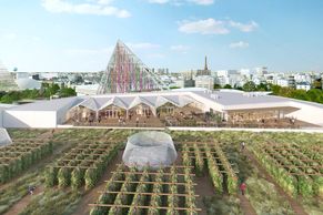 Paříž staví největší střešní farmu na světě. Denně vyprodukuje tunu ovoce a zeleniny