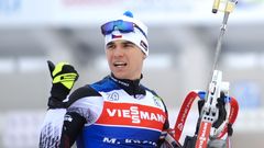 Trénink biatlonistů před stíhacím závodem v Novém Městě na Moravě 2018: Michal Krčmář