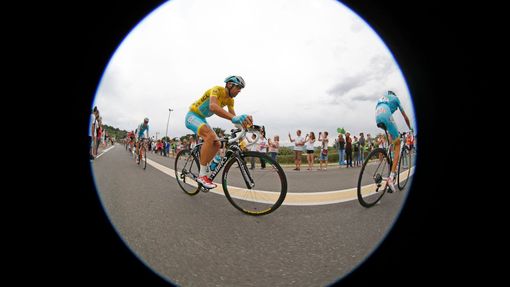 Nibali v 15. etapě Tour de France 2014