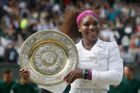 Serena: Barevný Wimbledon je divný, bude to smutný pocit
