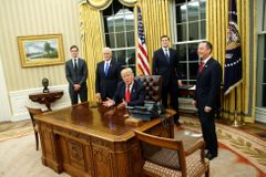 Živě: Trump v inauguračním projevu pronášel zavádějící informace, píše Washington Post