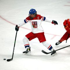 Alena Mills v zápase Česko - Čína na ZOH 2022