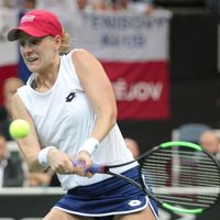 Alison Riskeová Alison Riskeová ve finále Fed Cupu 2018 Česko - USA