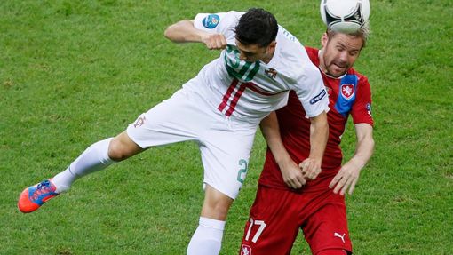 Česko - Portugalsko ve čtvrtfinále Eura 2012.