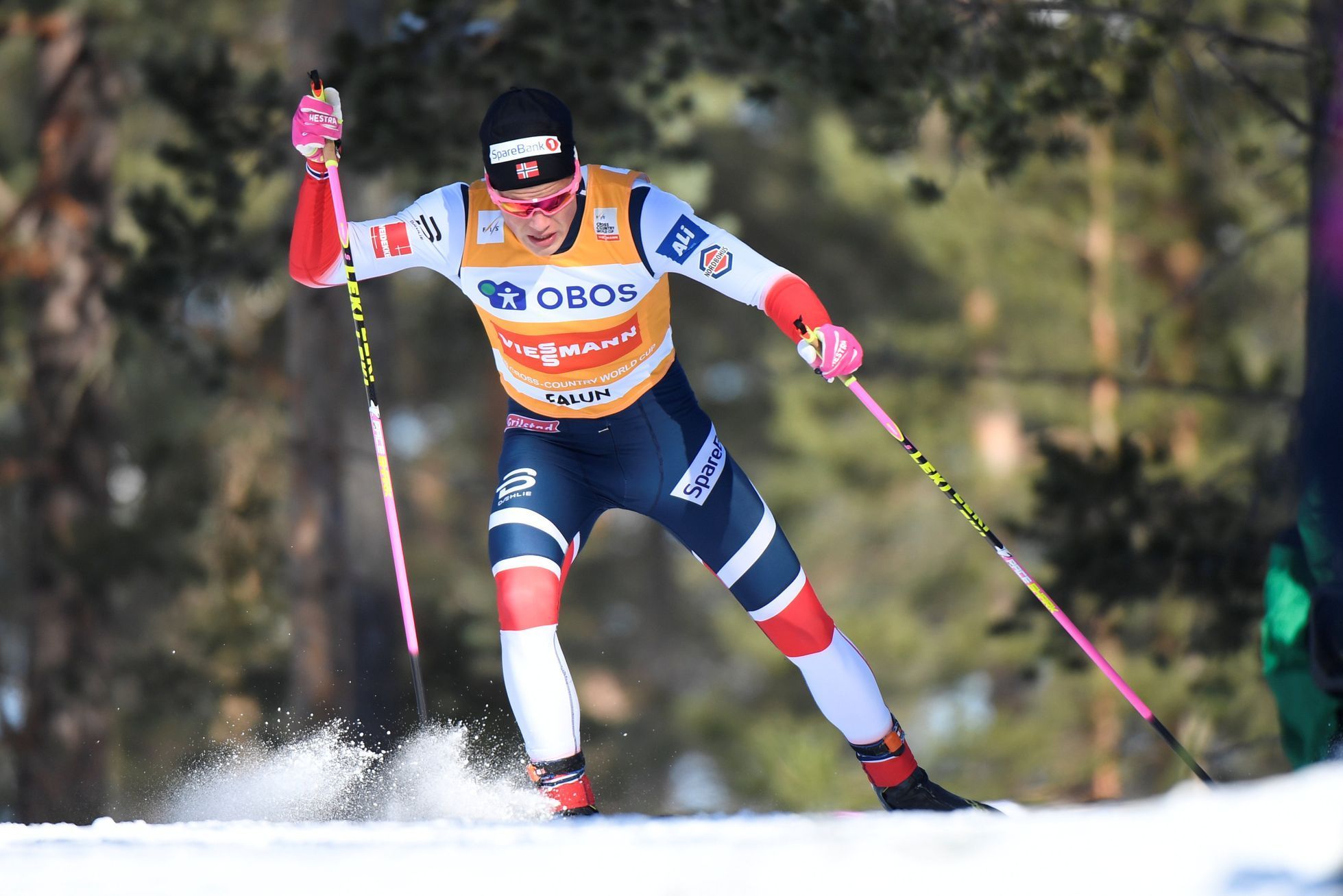 SP v běžeckém lyžování 2017/2018, Johannes Hösflot Klaebo z Norska ve Falunu