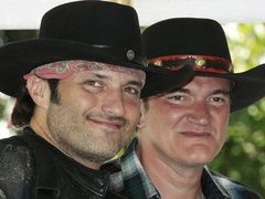 Quentin Tarantino a  Robert Rodriguez v Benátkách.