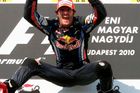 Webber v Maďarsku kraloval a vede šampionát F1