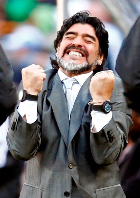 Tak se slaví na MS 2010 (Maradona, Argentina)