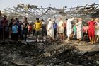 Při pumovém útoku na tržišti v Bagdádu zemřelo 76 lidí