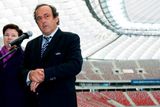 Tento týden jej přijel zkontrolovat šéf UEFA Michel Platini.