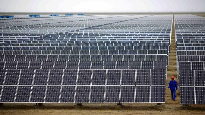Solární panely v Číně