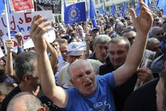 Gruzínská opozice se bouří proti podvodům, byť vyhrála