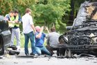 V Kyjevě vybuchla bomba nastražená v autě, zemřel plukovník vojenské rozvědky