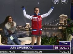 Mladičká Julija Lipnická vyhrála pro Rusko první zlato.