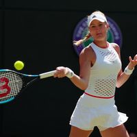 Kristina Mladenovicová Kristina Mladenovicová ve 2. kole Wimbledonu 2019