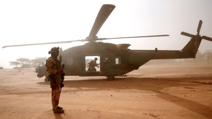 Francouzský voják na misi v Mali.