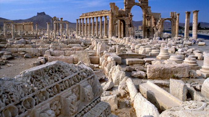Historické město Palmýra.
