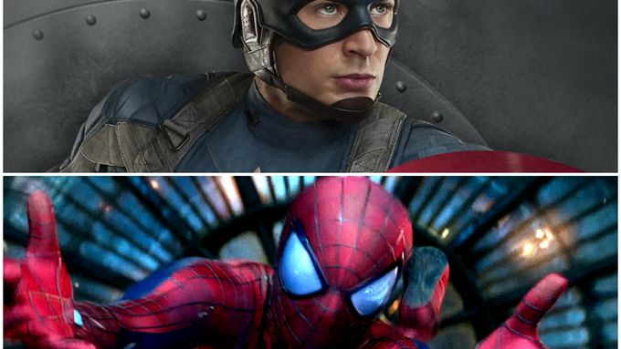 V souboji Captain America vs. Spider-man má jednoznačně navrch první Avenger.
