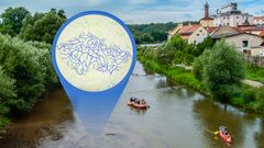 Čistá Vltava, špinavá jižní Morava - ikona