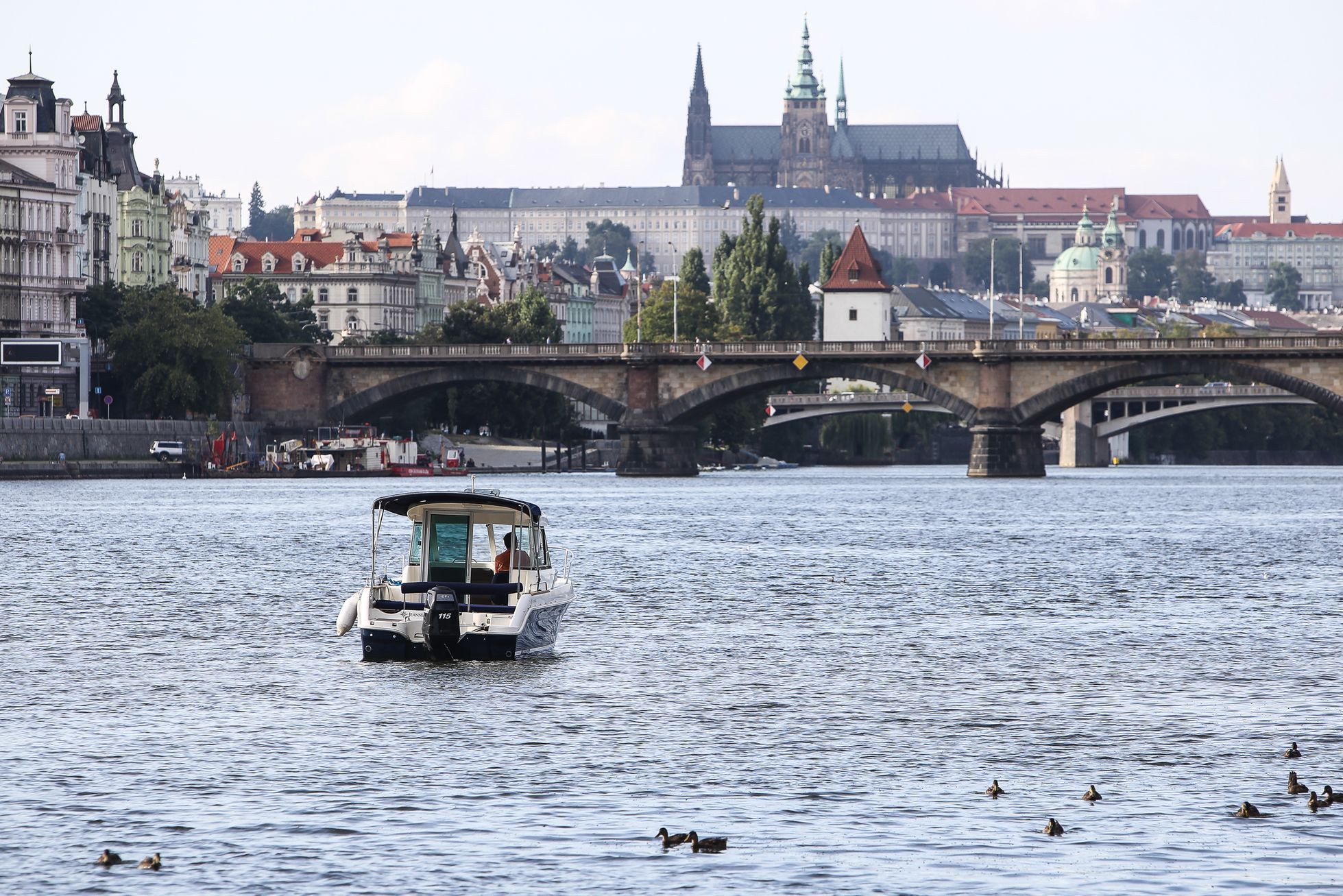 Lodě, Vltava, řeka, ilustrační foto