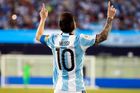 Argentina díky Messiho hattricku porazila v přípravě na MS Haiti