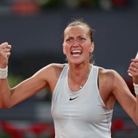 Petra Kvitová Petra Kvitová v semifinále turnaje v Madridu 2018