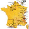 Mapka celé Tour de France 2012