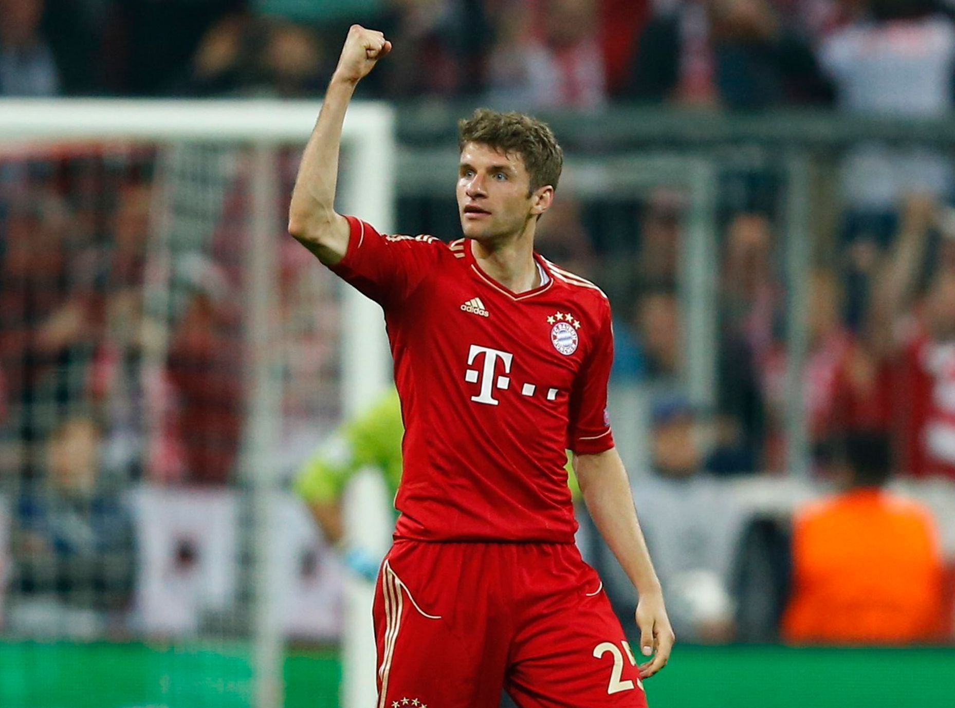 LM, Bayern - Barcelona: Thomas Müller, gól na 1:0