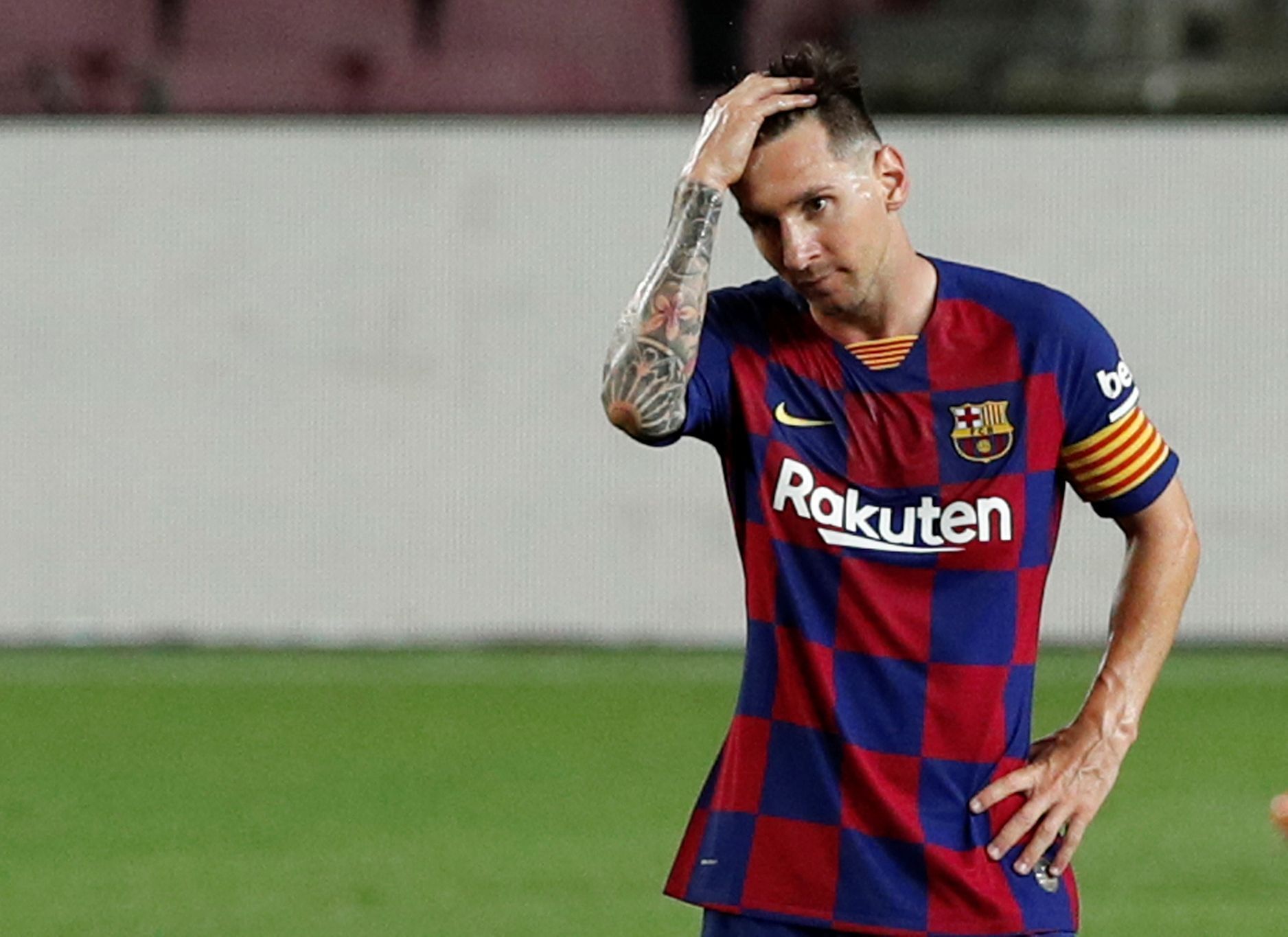 33. kolo španělské fotbalové ligy 2019/20, Barcelona - Atlético Madrid: Zklamaný Lionel Messi