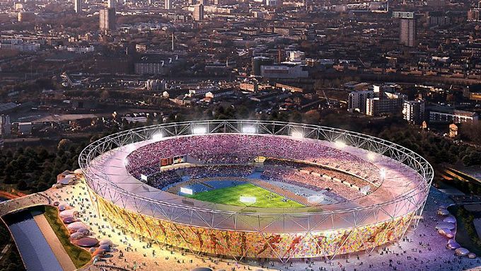 Londýn v roce 2012. Takto by měl vypadat stadion příštích olympijských her v Londýně.
