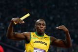 Statut žijící legendy v Londýně obhájil také jamajský sprinter Usain Bolt. Stejně jako před čtyřmi lety získal tři zlaté medaile, když triumfoval na stovce, dvoustovce i ve štafetě.