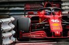 Charles Leclerc ve Ferrari v kvalifikaci na VC Monaka F1 2021