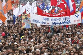 Pochod milionů: V Rusku demonstrují proti Putinovi