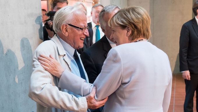 Angela Merkelová a Rudolf Zahradník.