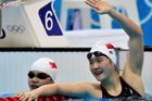 Číňanka Jie Š'-wen, která zaplavala dvoustovku polohového závodu za 127 sekund a 57 setin. Stovka by jí tak trvala 63,79 s, její průměrná rychlost činila 5,64 km/h.