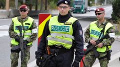 Cvičení vojáků a policistů na česko-rakouských hranicích