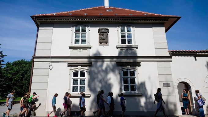 Rodný dům Antonína Dvořáka v Nelahozevsi.