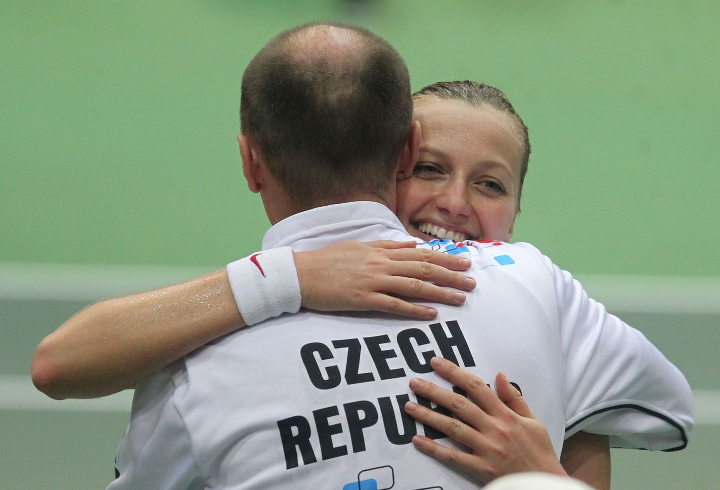Fed Cup, Česko - Austrálie: Petr Pála a Petra Kvitová